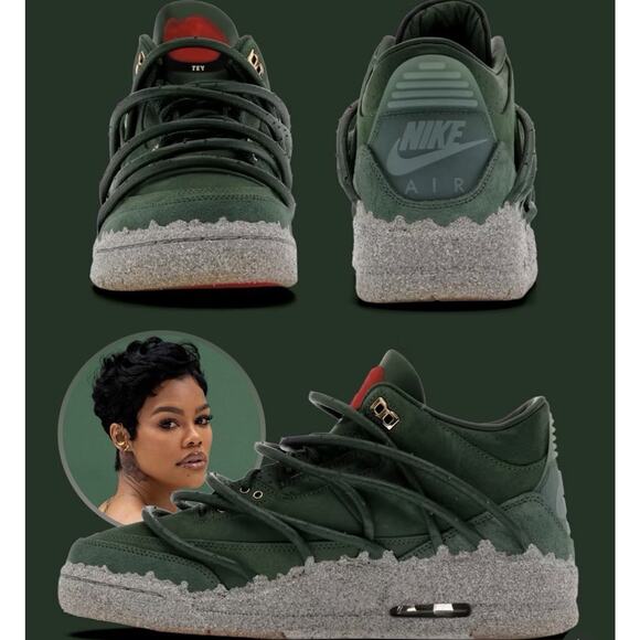 Jordan Shoes - Nike Air Jordan 3 x Teyana Taylor ‘Concrete Rose’ US W 6 M 4.5 Brand New